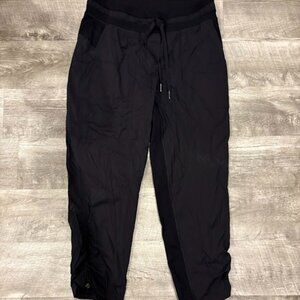 Lululemon Black Cropped Jogger Pants